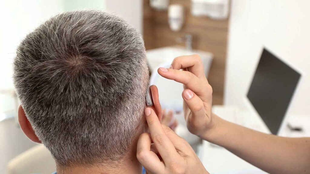 Audiologist photo from Adobe Stock