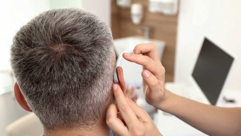 Audiologist photo from Adobe Stock